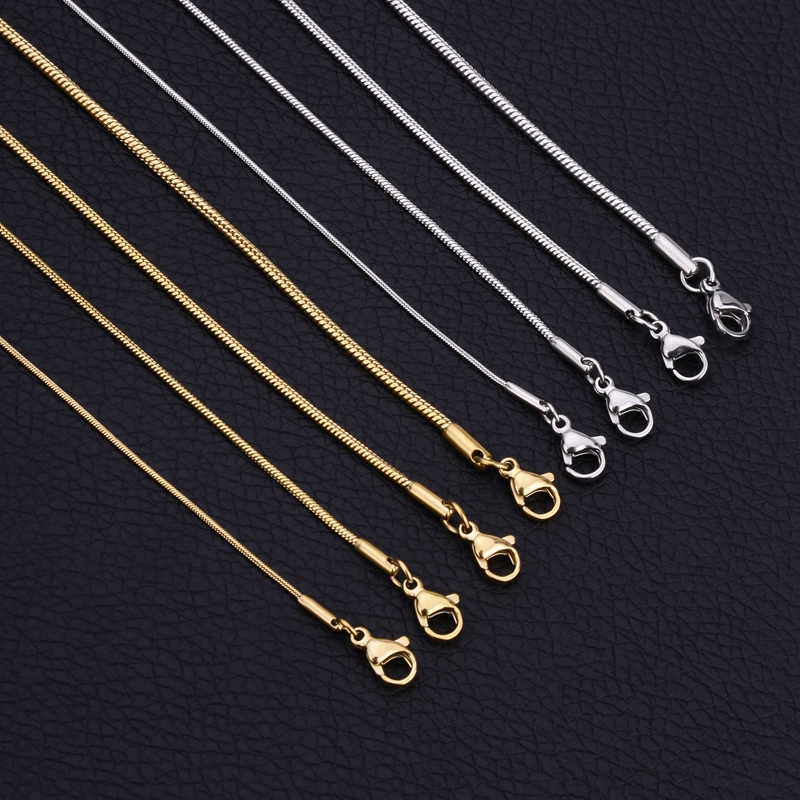 Lobster Clasp Silver - 925 スターリングシルバースネークチェーンネックレスチェーン DIY 女性メンズジュエリーメイキング所見ペンダントロブスタークラスプ卸売