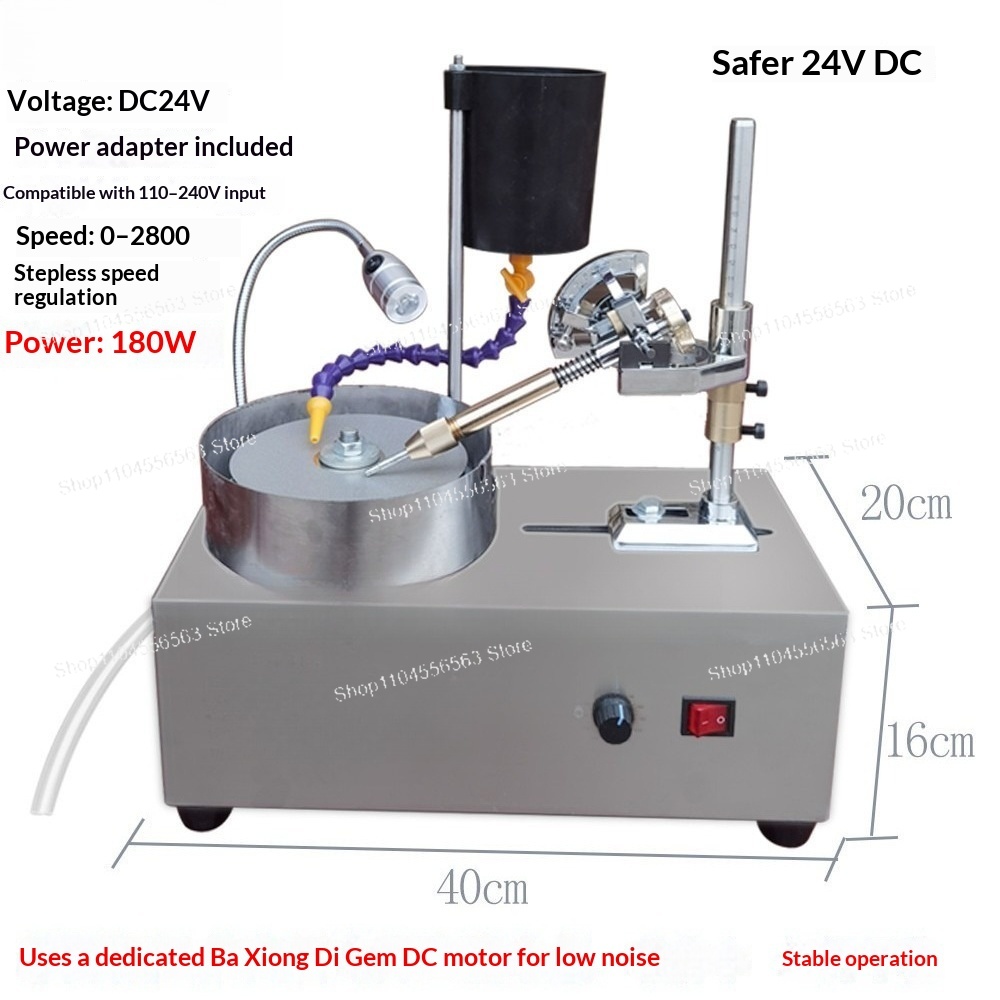 宝石研磨機、DC24V、速度調整可能、宝石の面取り角度調整機 - Jewelry Making Dc のレビューと価格
