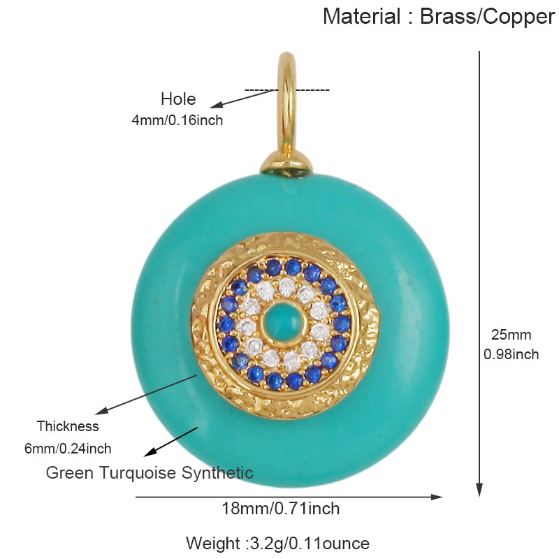 天然石風の合成宝石ペンダント2個入り。ターコイズ、アメジスト - Jewelry Making Gemstones のレビューと価格