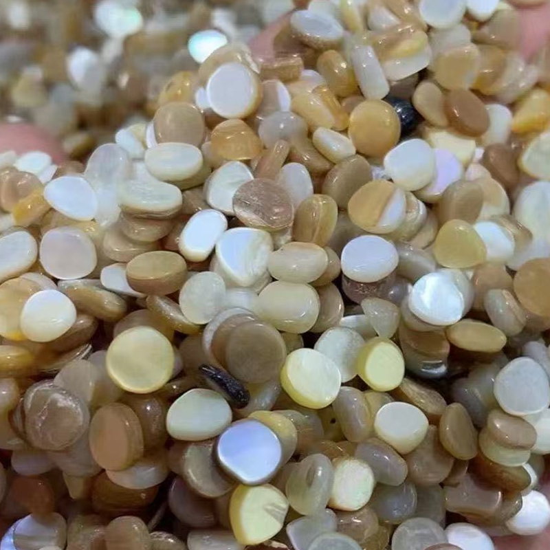 100個入り、4～7mm、穴あけなし、天然の淡いベージュ色の - Jewelry Making Drill のレビューと価格