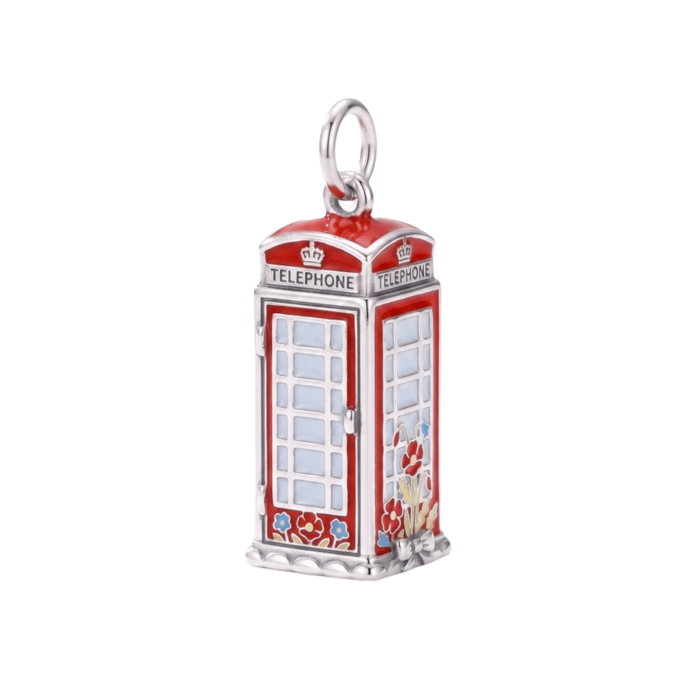かわいいステンレス製の漫画風ペンダント。英国をテーマにしたミ - Jewelry Making London のレビューと価格