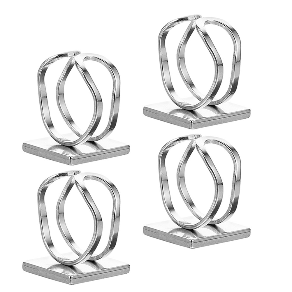 4個入り スクエア型ベゼル付き ステンレス製リング素材 フラ - Jewelry Making Gemstones のレビューと価格