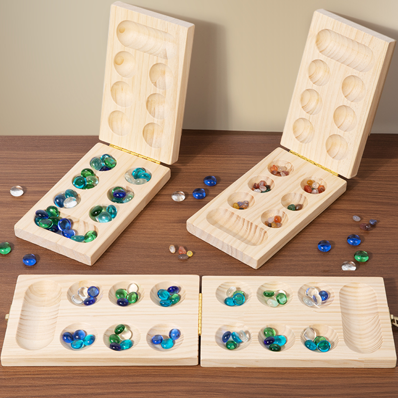 マンカラ ボードゲームセット ファミリーゲーム マルチカラー - Jewelry Making Board のレビューと価格