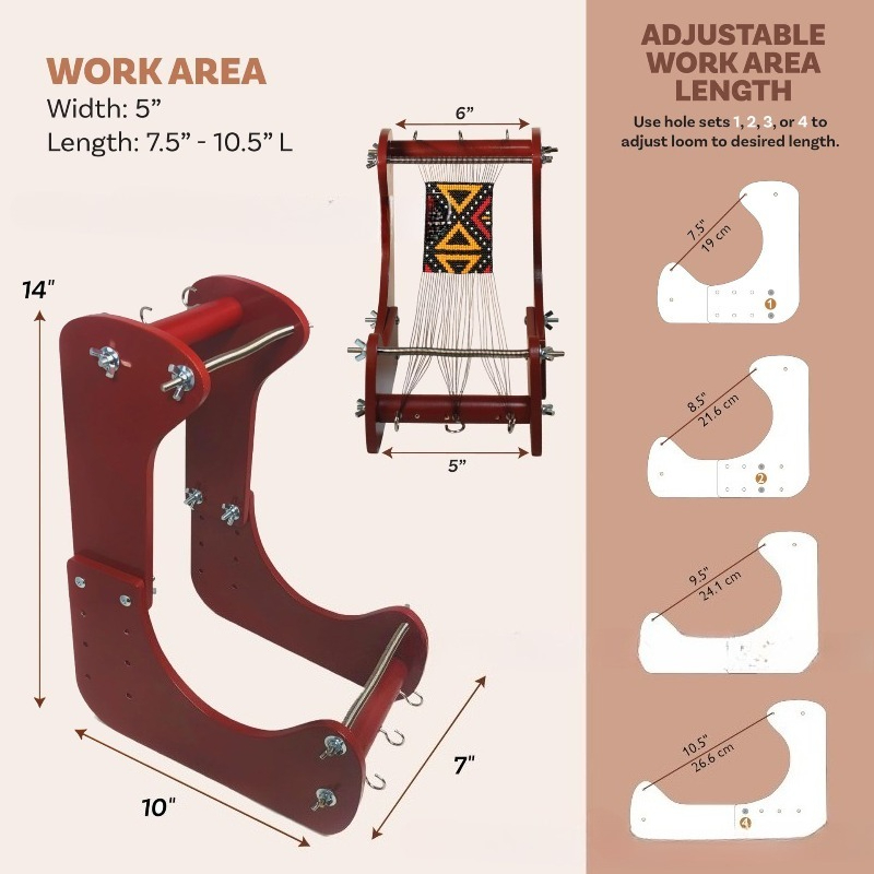 木製ビーズ織り機、ブレスレット作成ツール、手作りDIYジュエ - Jewelry Making Machines のレビューと価格