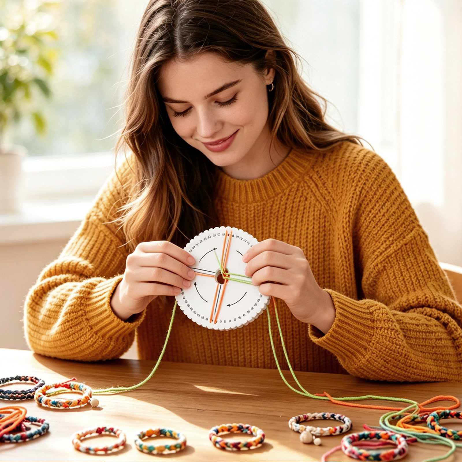 丸型くみひも編み板 5枚セット 厚手 ブレスレット編み板 ジ - Jewelry Making Board のレビューと価格